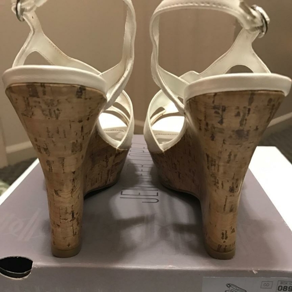 Summer Jennifer Lopez Cork Wedge Sandals - Picture 4 of 6